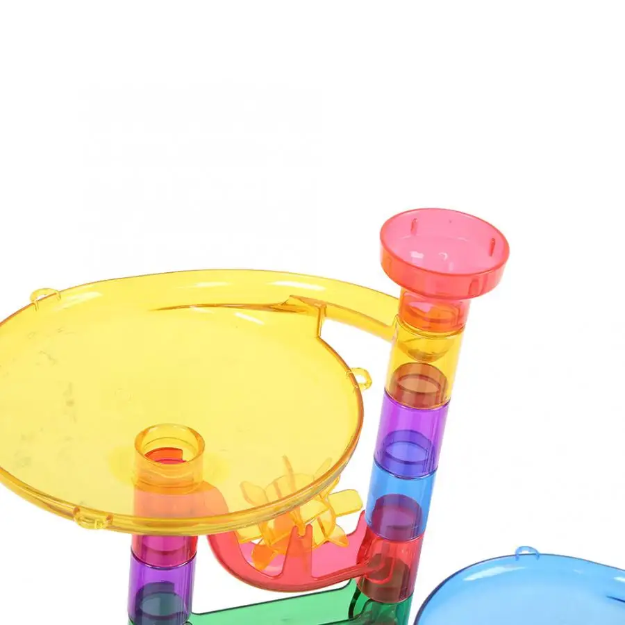 Строительные блоки игрушки для детей строительство мрамора гоночная трасса