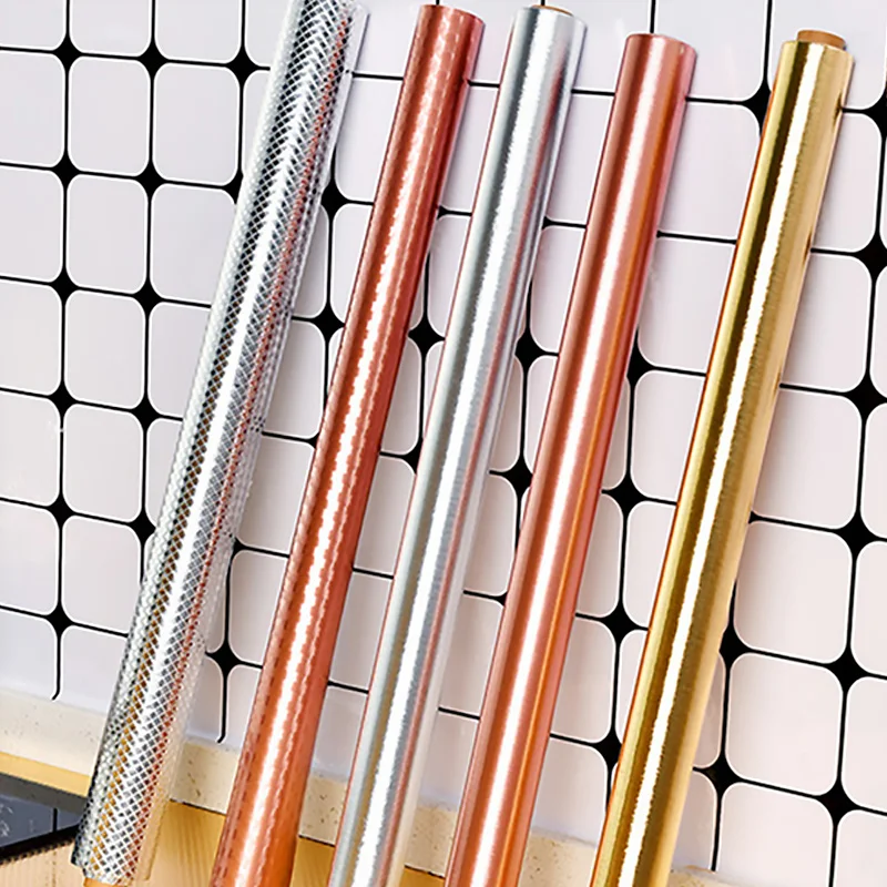 

Self-adhesive Wallpaper Kitchen Waterproof and Oil-proof Washable Wallpaper Tile Bathroom Since The Sticky Wallpaper