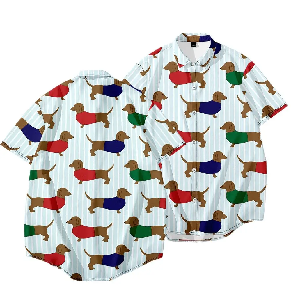 

USA Size Mens 2021 Hawaiian Summer Shirt Large Size Shirt Creative Printing 3D Shirt Casual Loose Trendy Beach Vacation Shirt