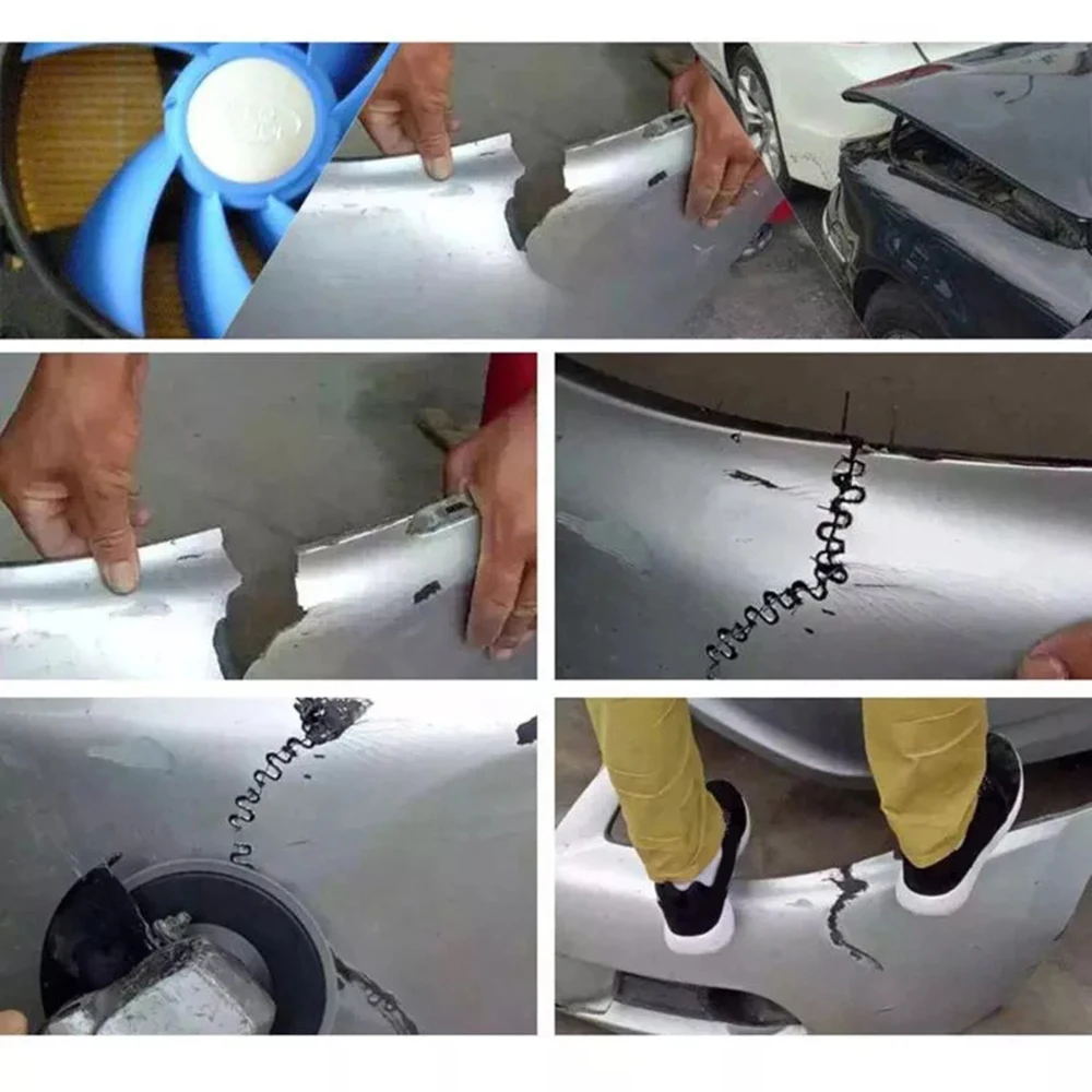 

100pcs Staples Bumper Fender Weld Tool Plastic Repair Kit For Repair Bumper Cracks Welding Equipment WWO66