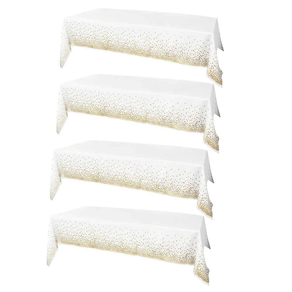 4 шт. модные дизайнерские скатерти одноразовые (золотистые) | Дом и сад
