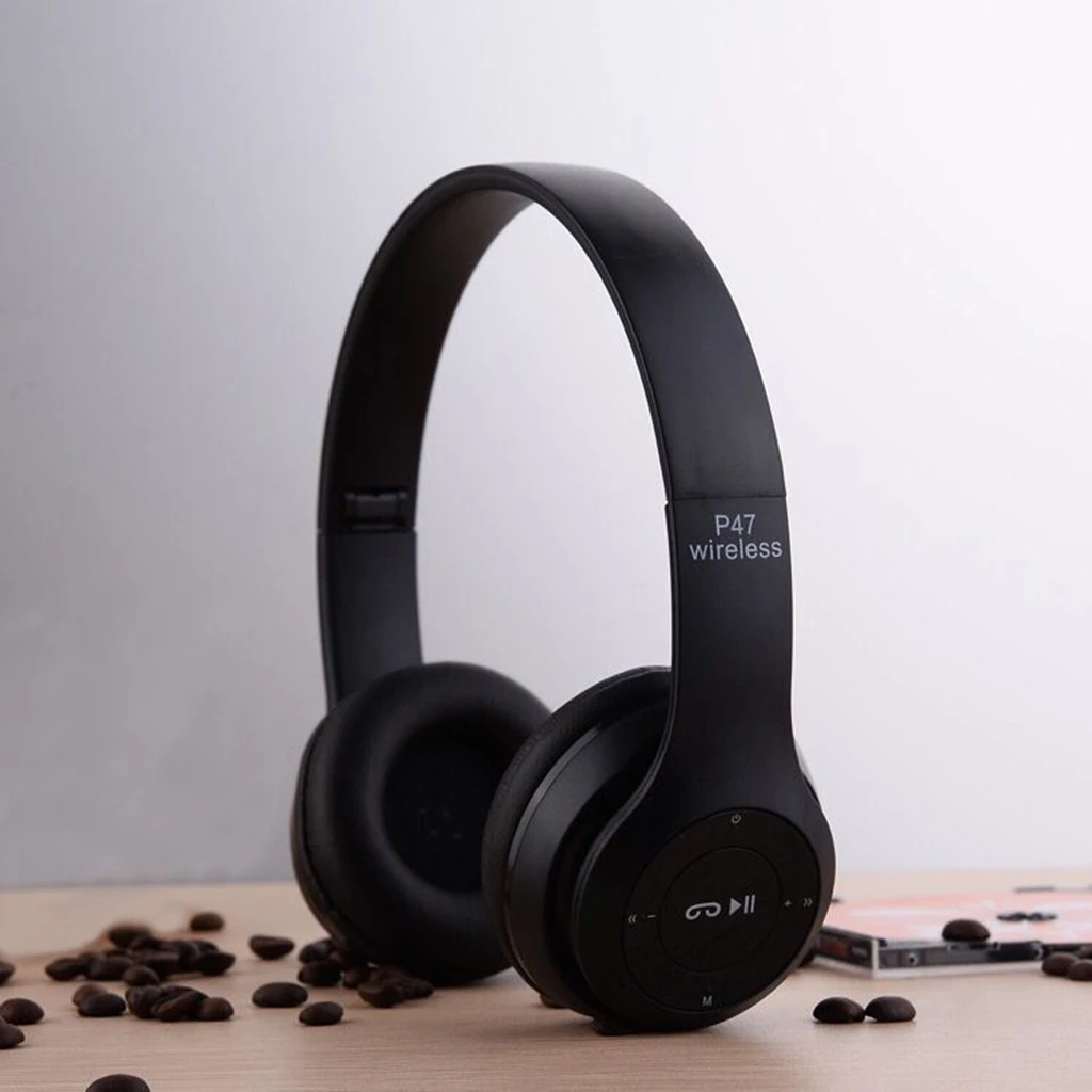 Многофункциональные Накладные наушники с подключением по Bluetooth Складная