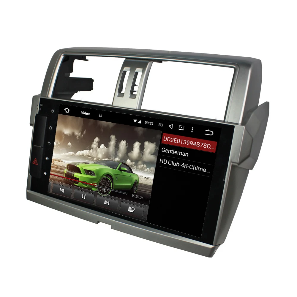 10 1 Octa Core Android 9 0 автомобильный радиоприемник DVD GPS для Toyota Prado 150 Land Cruiser 2010 2017