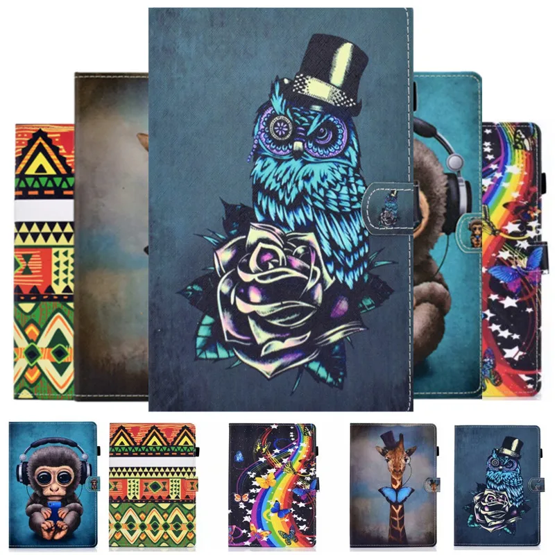 

Чехол для Lenovo Tab M10 Fhd Plus TB-X606X X606F 10 3, мультяшный кожаный чехол для планшета Lenovo M10 Plus, чехол, Обложка