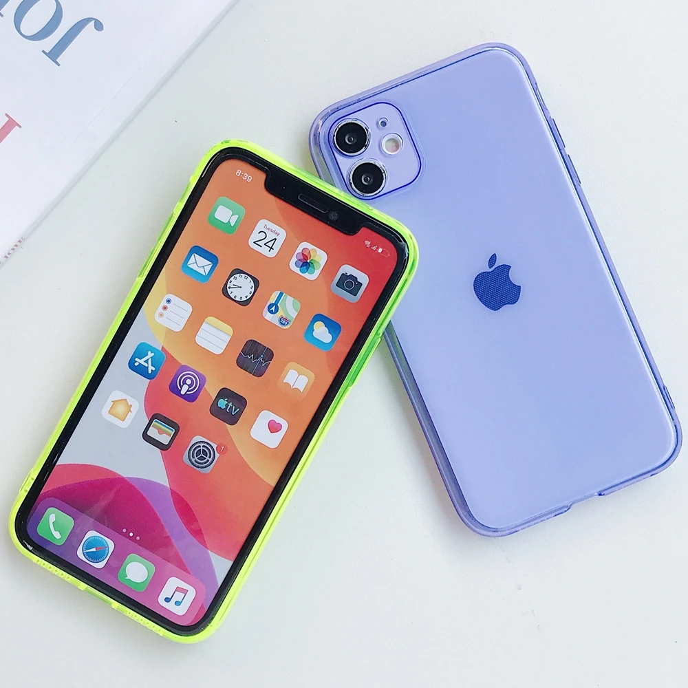Флуоресцентный чехол для телефона Huawei P20 P30 P40 Pro модный силиконовый мужчин |