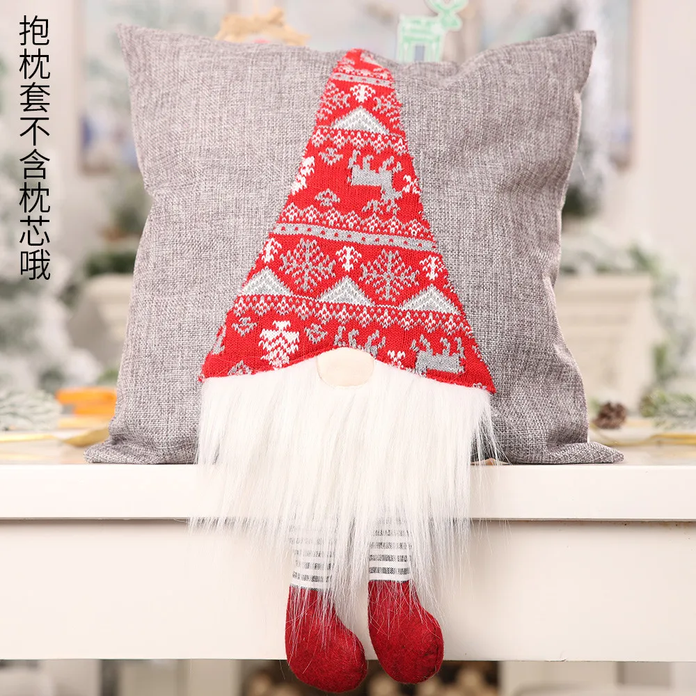 2019 Горячая новинка безликая кукла наволочка Рождественский мультфильм Санта