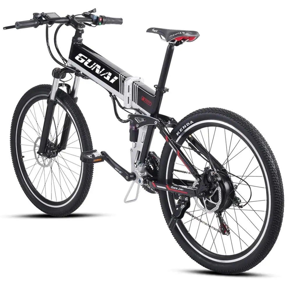Электрический велосипед GUNAI 48V10.4Ah 500W горный 21 скорость 26 дюймов со съемной