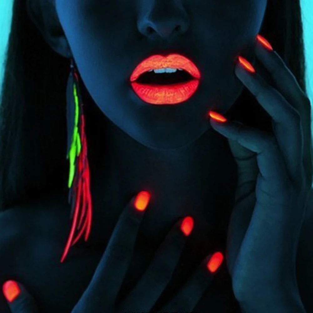 10 г в упаковке фиолетовый цвет световой Краски мягкий светящийся темноте