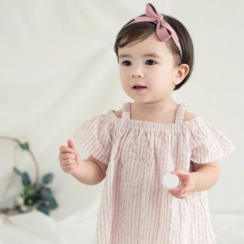 Повседневная модная повязка на голову для маленьких девочек детская Милая с