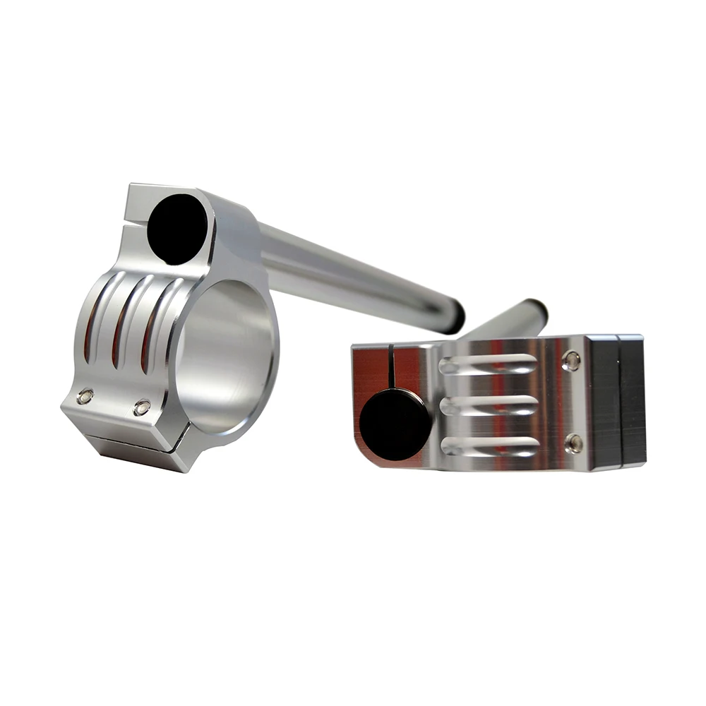BJMOTO пара 7/8 &quotУниверсальный мотоциклетный CNC 33 мм 35 37 41 43 45 46 48 руль с зажимом ручки