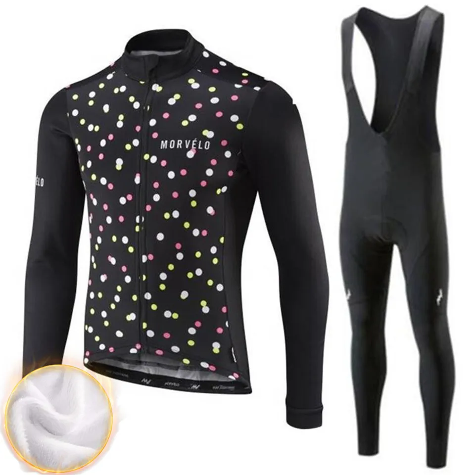 Fleece long sleeve Mavic Pro Team зимний длинный рукав Джерси костюм велосипедиста MTB Одежда форма Горячая шерсть кофта для велоспорта Ropa Ciclismo - Цвет: Fleece long sleeve