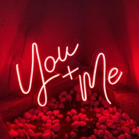 youme custom led neon sign wall decor for home bedroom propose wedding party background decor light couple creative gift