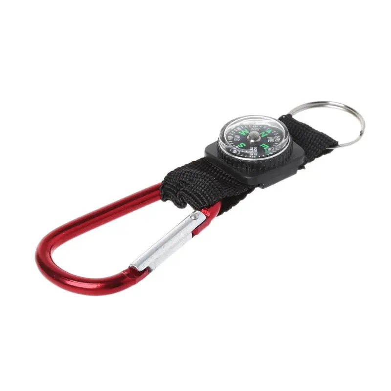 

Outdoor Sport Keychain Compass Camping Climbing Hiking Carabiner Keyring Tool X7JD