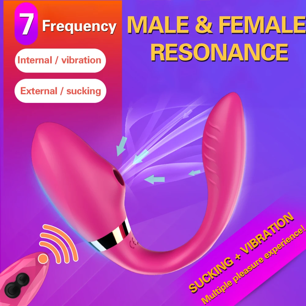 U-образный Вибратор для пар вагинальный вибратор сосания точки G Стимулятор