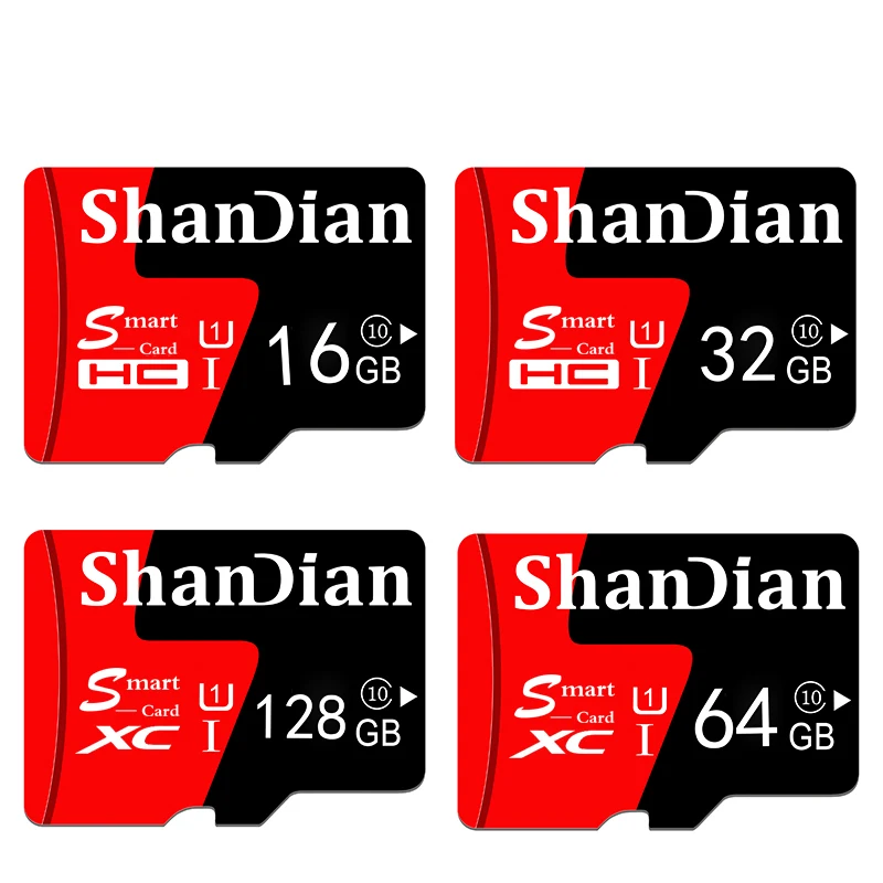SHANDIAN продажа оранжевых карт памяти 4 ГБ 8 16 32 64 Гб Micro sd TF карта SD ручка с бесплатным