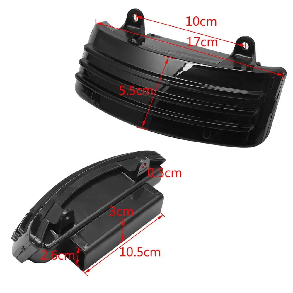 Ретро Мотоцикл три бар заднее крыло светодиодный противотуманный свет кафе