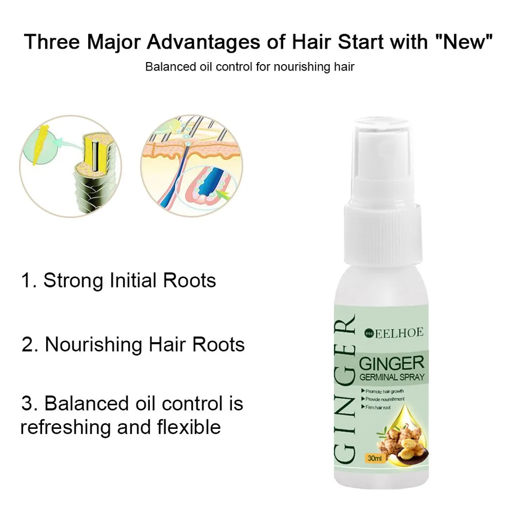 30 мл спрей для роста волос экстракт предотвращает выпадение растущие волосы