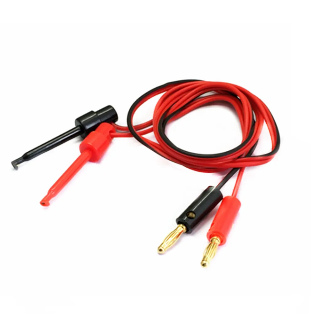 2 цены 4 мм провод с банановым штекером для тестирования крюка крюком