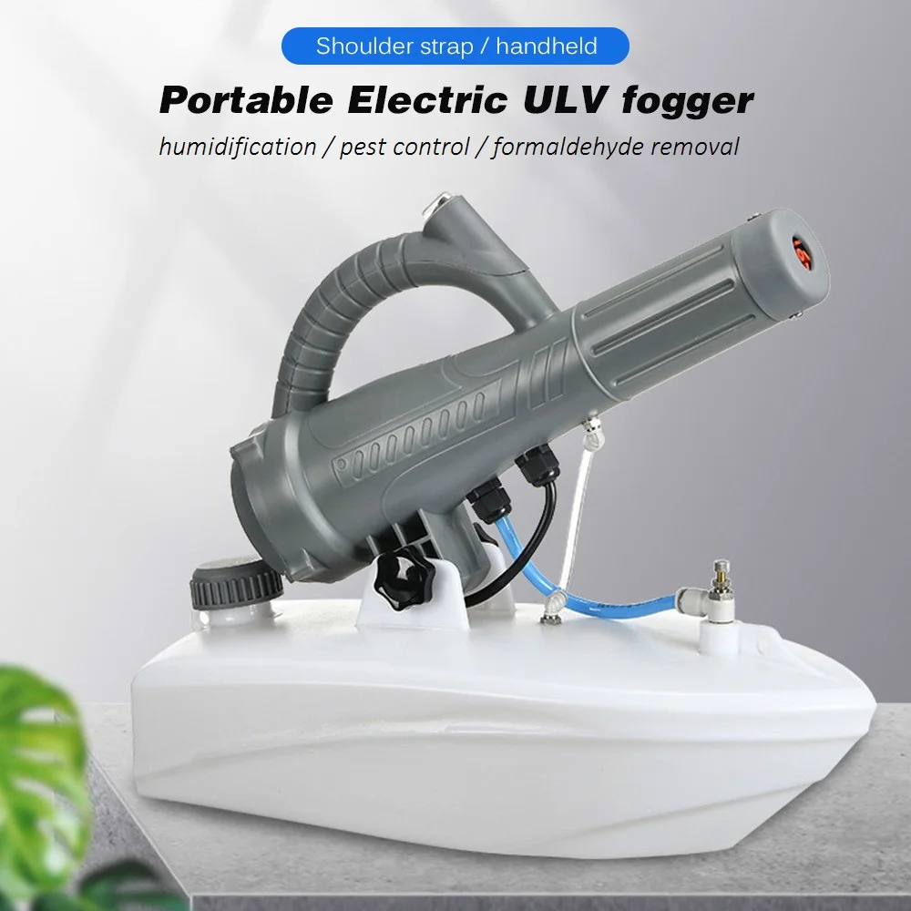 

Electric Nebulizer ULV Fogger Portable Ultra-Low Volume Atomizer Sprayer Fine Mist Blower Humidifier Pesticide Nebulizer 5L 10m