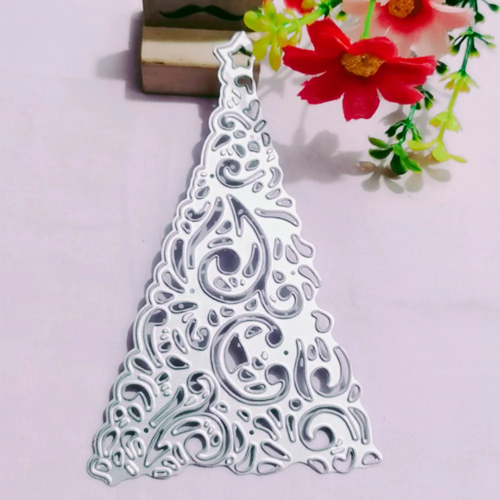 

Christmas tree Cutting Dies for DIY Scrapbooking Album Paper Cards Decorative Crafts Embossing Die Cuts