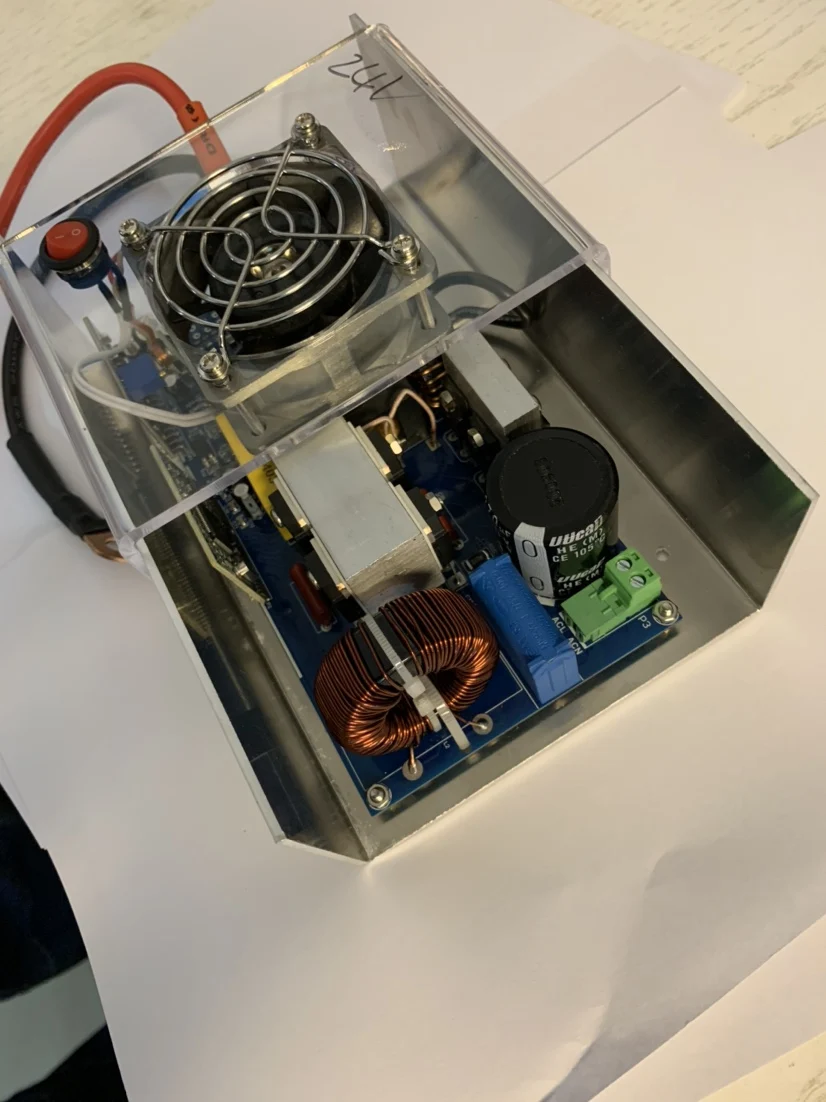 Полномостовой квазирезонансный инвертор 1000 Вт с немодулированным