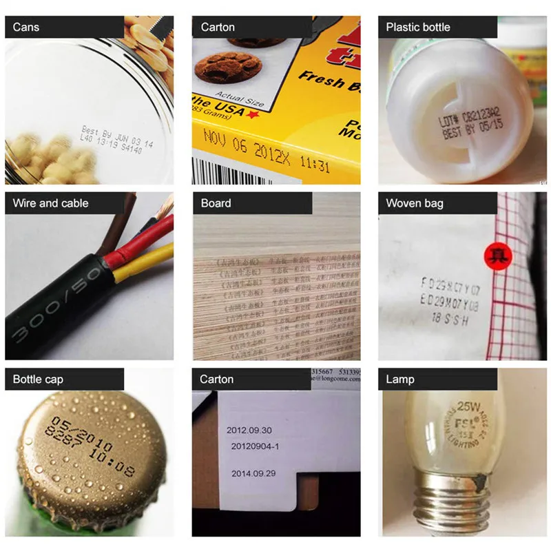 Бесплатная доставка портативный мини струйный принтер ручная Этикетка печатная