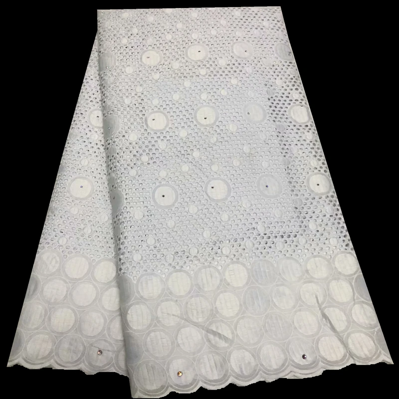 Популярное открытое Африканское сухое кружево ткань швейцарская вуаль