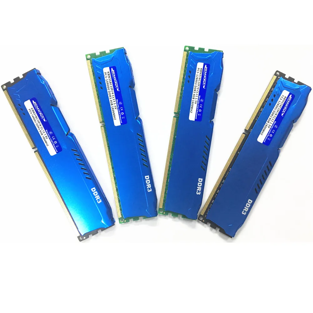 KEMBONA оперативная память Настольный ПК ddr3 2 ГБ 4 ГБ 8 ГБ 2 г 4 г 8 Гб ram 1600 МГц/1333 МГц/1066 МГц/PC3 10600/пожизненная гарантия/