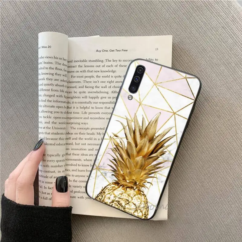 

Pineapple Phone Cases For Samsung galaxy S note 7 8 9 10 20 fe edge A 6 10 20 30 50 51 70 lite plus Soft Silicone Funda
