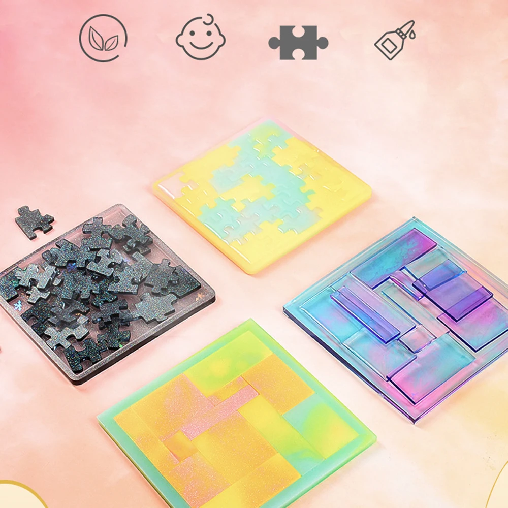 Необычная форма полимерная Подвеска для украшений искусственная головоломка