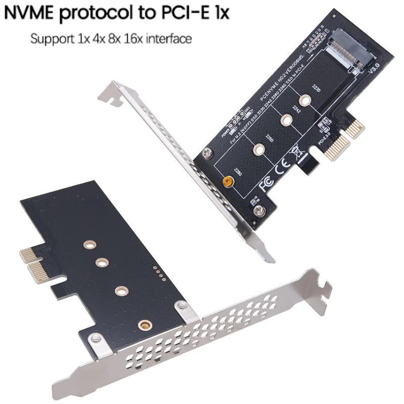 Плата расширения для настольного компьютера M.2 на PCIE X1 M2 жесткий диск NVME протокол