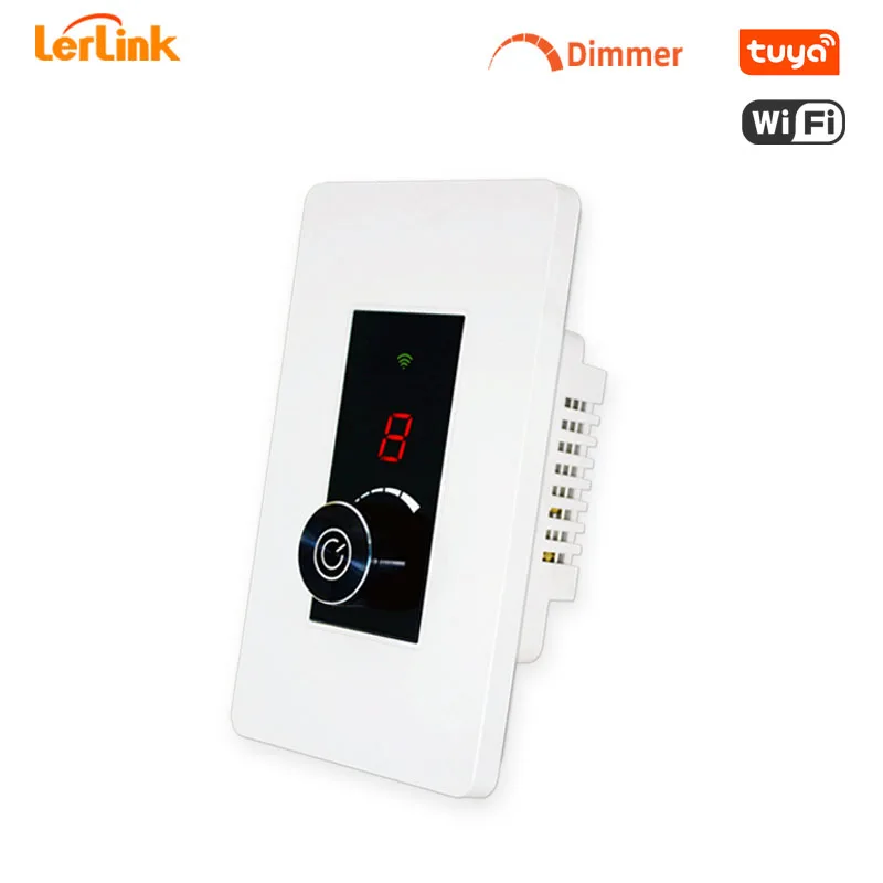 Wi Fi Умный выключатель света с регулятором яркости беспроводной настенный панель