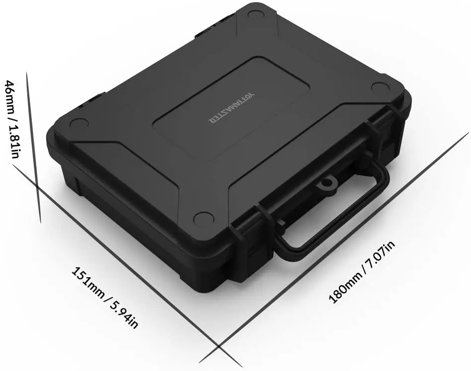 

Yottamaster Multi-Protection 3.5 inch Hard Drive Protective Box HDD Storage Case Hand-held[B3]