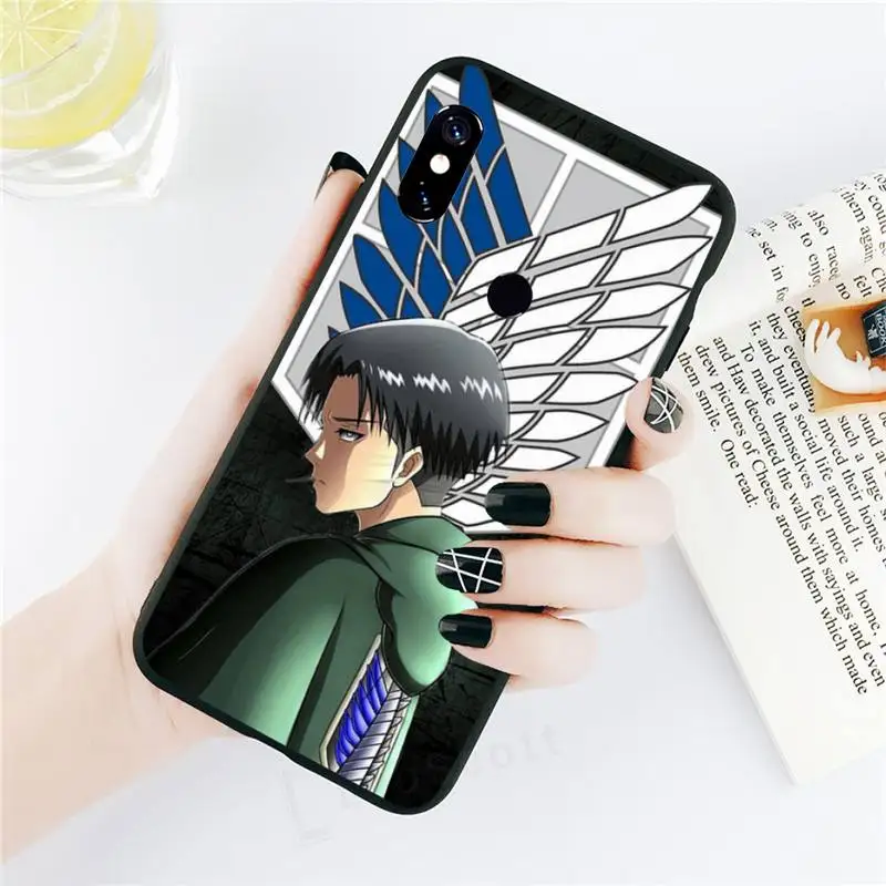 

Anime Japanese attack on Titan Phone Case black For Xiaomi Redmi mi note 7 8t 9 9t 9s 8 10 10t 11 pro lite K20 max 3