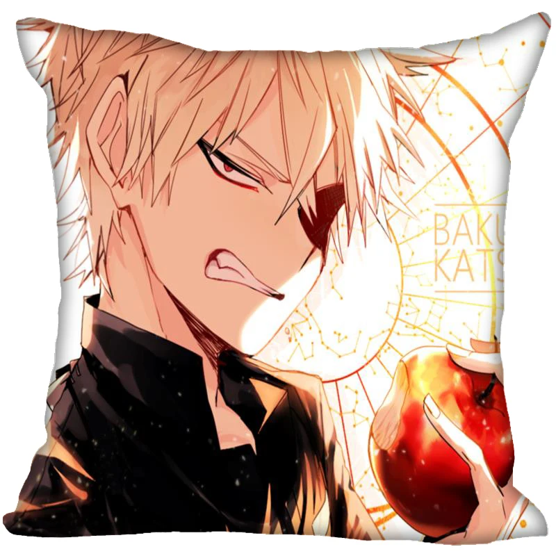 19 Декоративная Наволочка на заказ BOKU no Hero Academy квадратная Наволочка на молнии 35X35,40x40,45x45 см(одна сторона - Цвет: 19