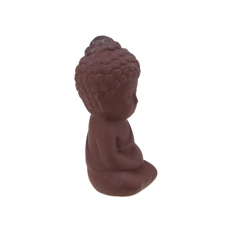 Керамическая миниатюрная Милая статуя Будды фигурка монаха креативная