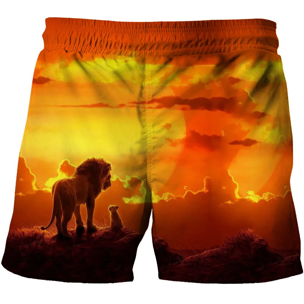 

The Lion King summer children's clothing suit girls T-shirt + shorts pants sports kids clothes running clothes