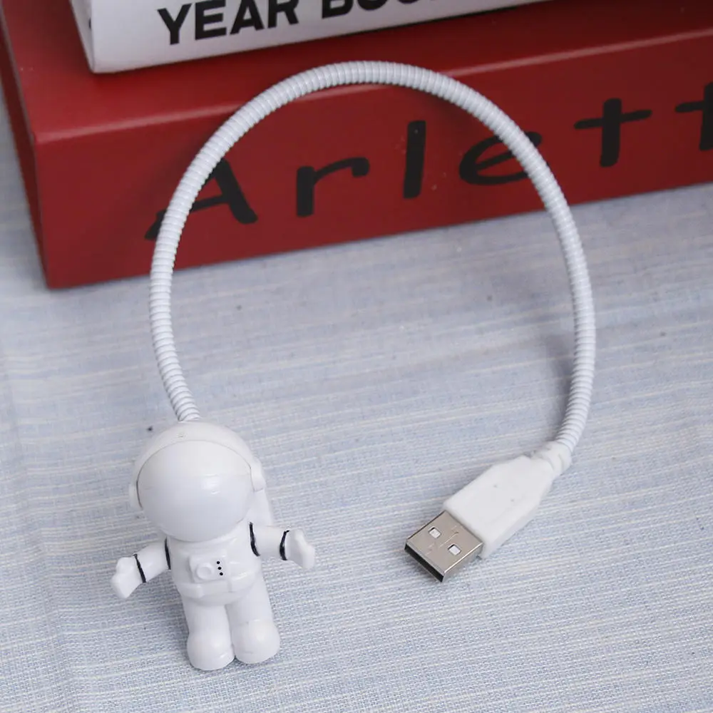 

Creative Astronaut Mini Night Light 0.5w Led Usb Energy Saving Light For Laptop Pc Notebook Reading Home Decor