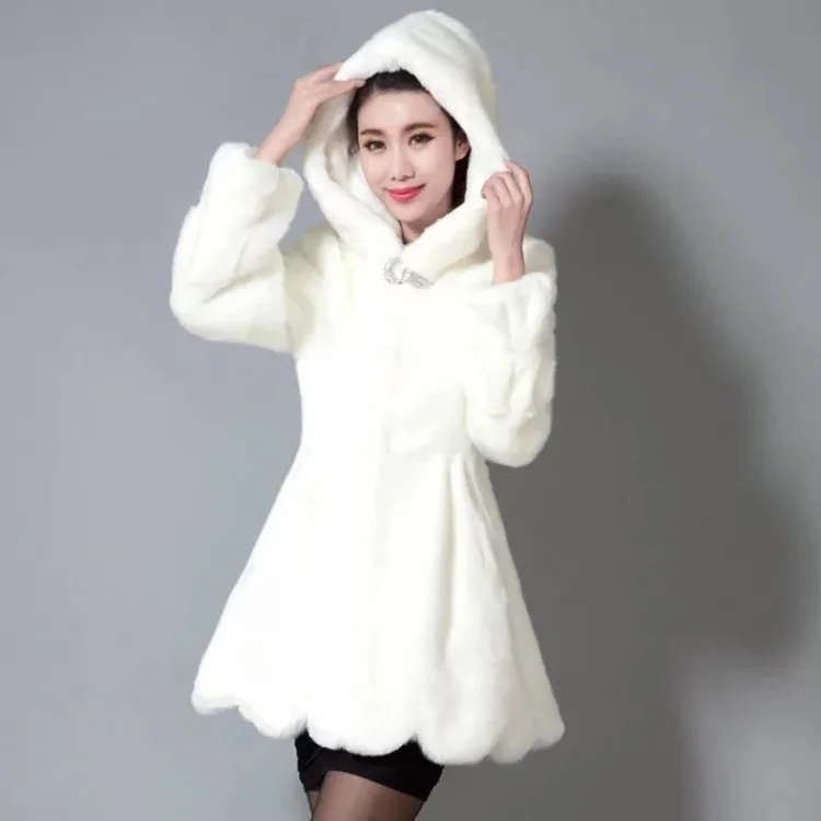 Женская зимняя теплая куртка с капюшоном 2019 пальто из искусственного меха Тедди