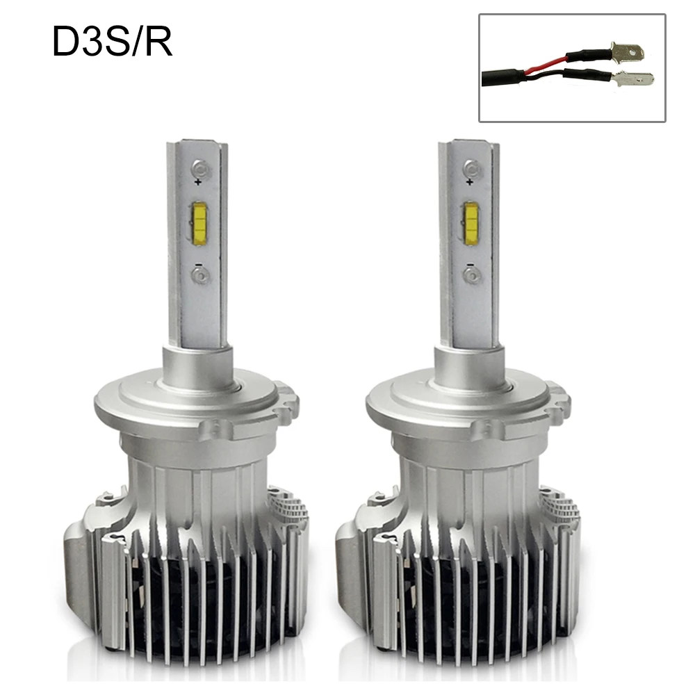 D3S D3R Мини Размеры светодиодный H7 H4 фары лампы H8 H9 H11 Автомобильные фары D2S D2R D1S D3S D4S D4R 8000LM 72 Вт 6000 К 24V мотоциклов вспомогательная лампа - Испускаемый цвет: D3S D3R