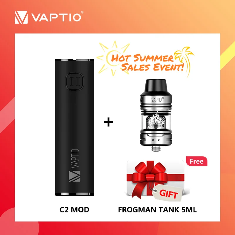 [Подарочный бак] Электронная сигарета 100 Вт испаритель Vaptio C2 3000 мАч Vape мод набор