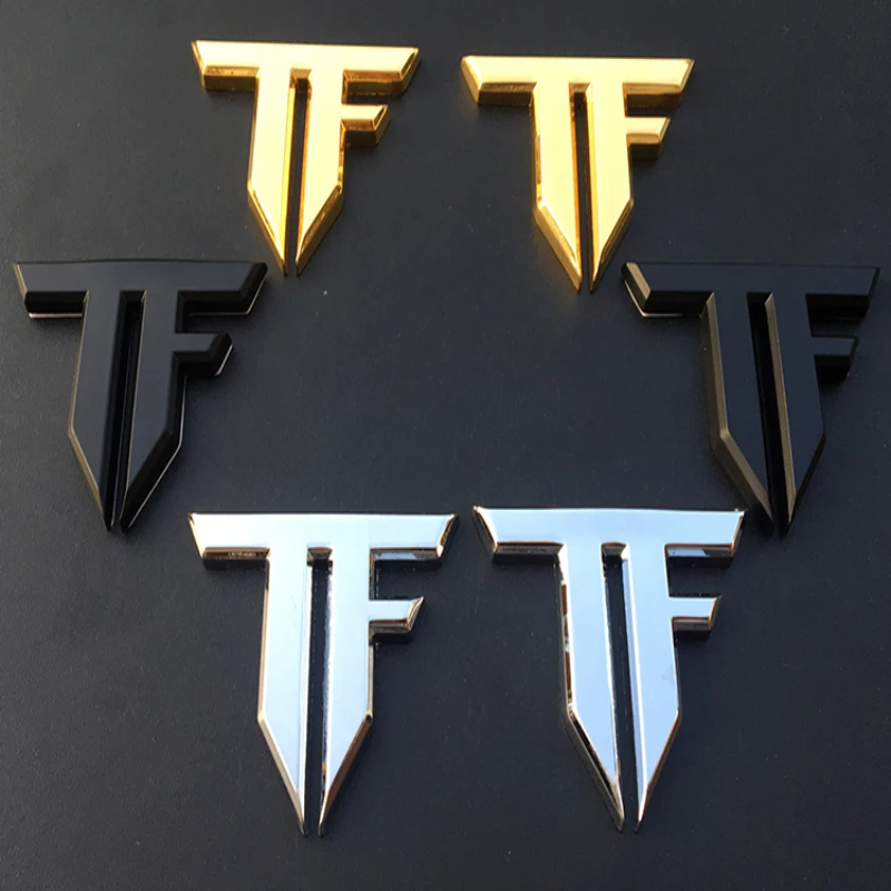 Высококачественные буквы TF Трансформеры из цинкового сплава автомобильный