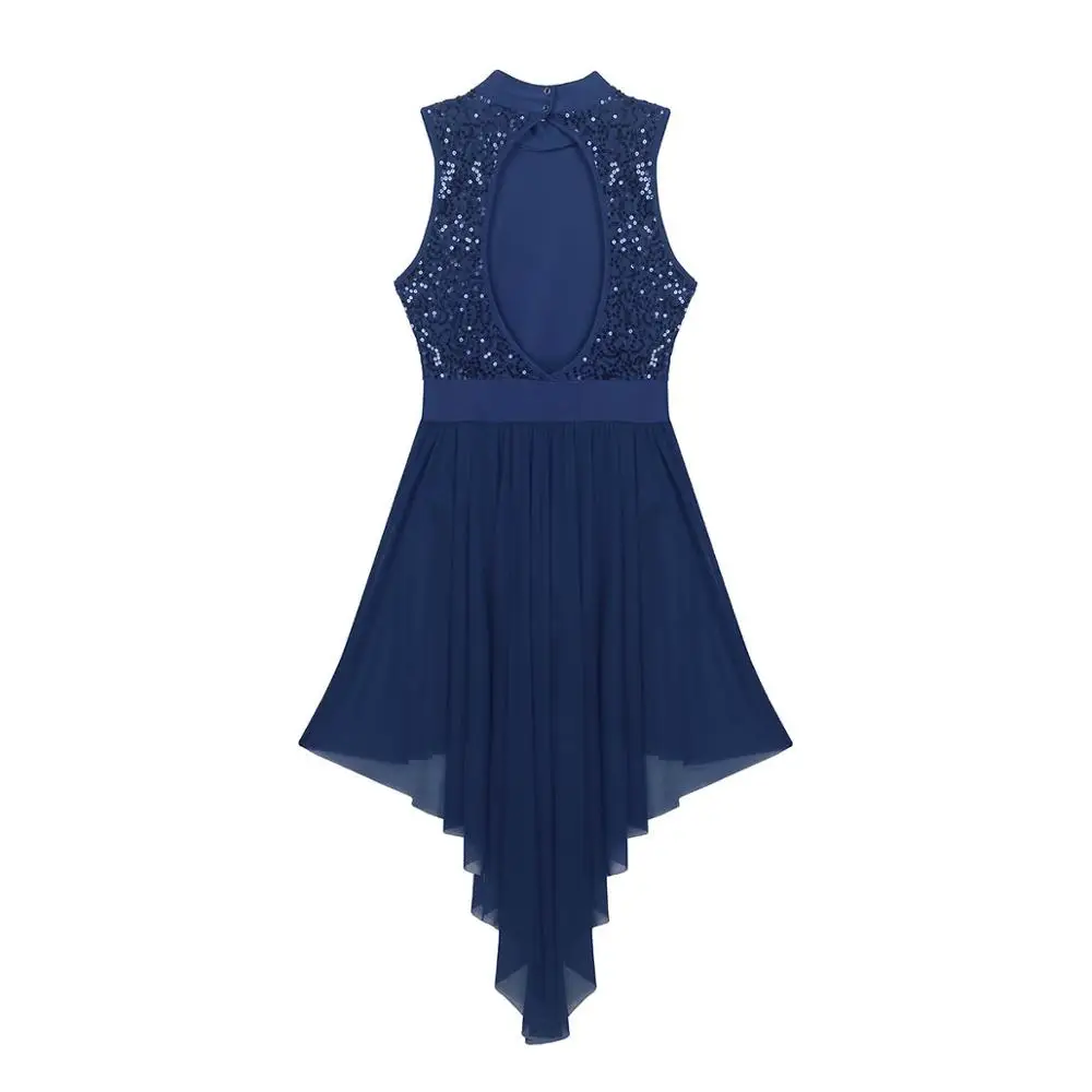 Купальник-пачка женский блестящий без рукавов с блестками костюмы для