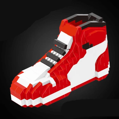 

2020 New Cute Sport Shoe Building Blocks Mini Diamond Bricks Basketball Shoes Toy Educational For Kids