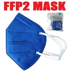 FFP2 маска для лица CE KN95 маска с фильтром для взрослых ffp2mask 5-слойная защитная маска для макияжа fpp2 Пылезащитная маска синяя маска респиратор