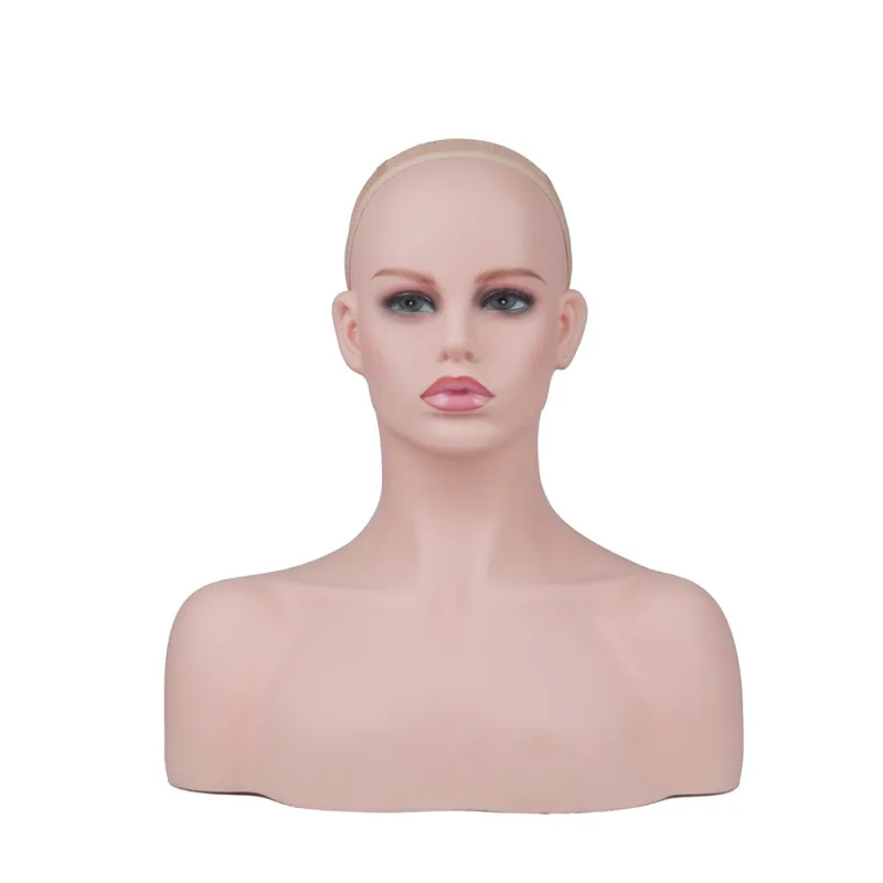 

PVC Female Mannequin Head Bust Sale For Wig Jewelry And Hat Display