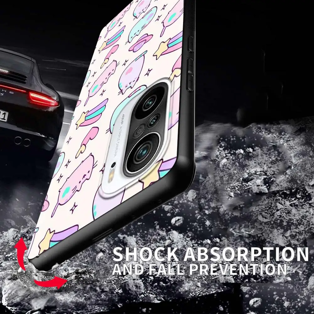 

Cute Catch Cartoon Cover For Xiaomi Redmi Note 9S 9 10 8T 8 7 9C 9A 8A 7A K40 Pro Plus Luxury Soft Back Mobile Phone Capas