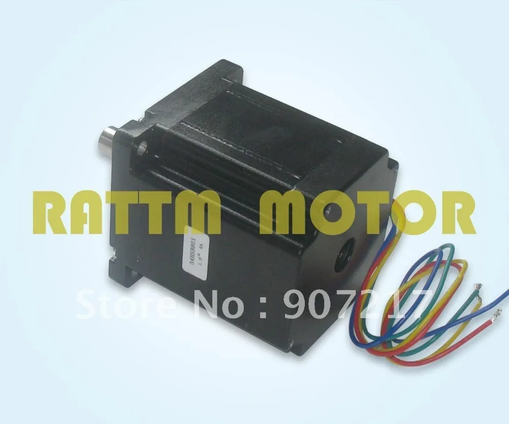 Высокое качество! 2 оси Nema34 шаговый двигатель 98 мм 878oz-in 4A 4 проводами и CW8060 драйвер