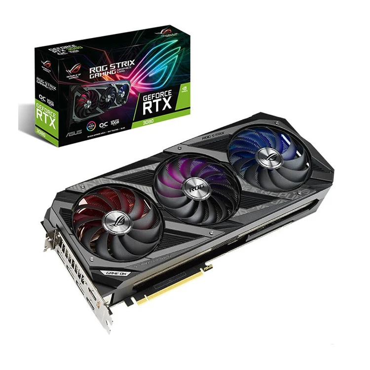 

ASUS ROG-STRIX-RTX3080-O10G-GAMING графическая карта с поддержкой 4K монитора с 10GB GDDR6