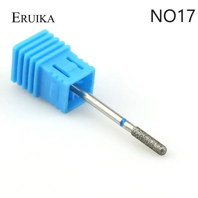 NO17 ERUIKA 29 типов алмазное вращающееся сверло для ногтей, Электрический Фрезерный резак для кутикулы, инструмент для маникюра, пилочки для ногтей - Цвет: NO17